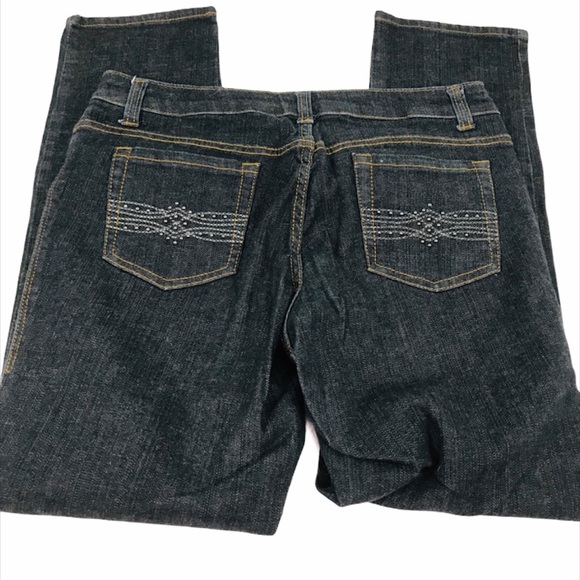 Caché Cropped Jeans, Black with a Blue Hue, 10 - Picture 4 of 7